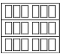 seven foot vertical raised panel