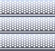 perforated slat exterior shutter